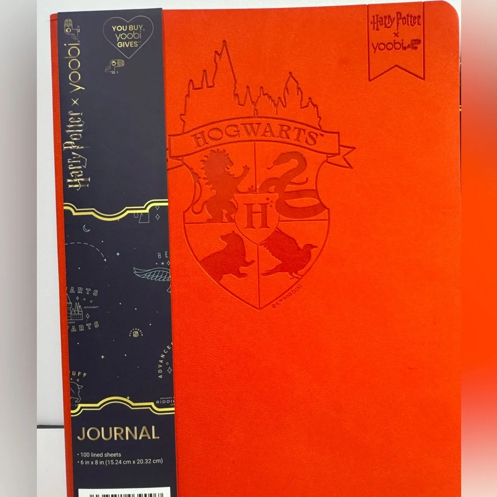 Harry Potter x Yoobi Red Journal and Pen Set